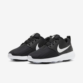 Nike Roshe G - Női Golf Cipő - Fekete/Fehér/Metal Fehér